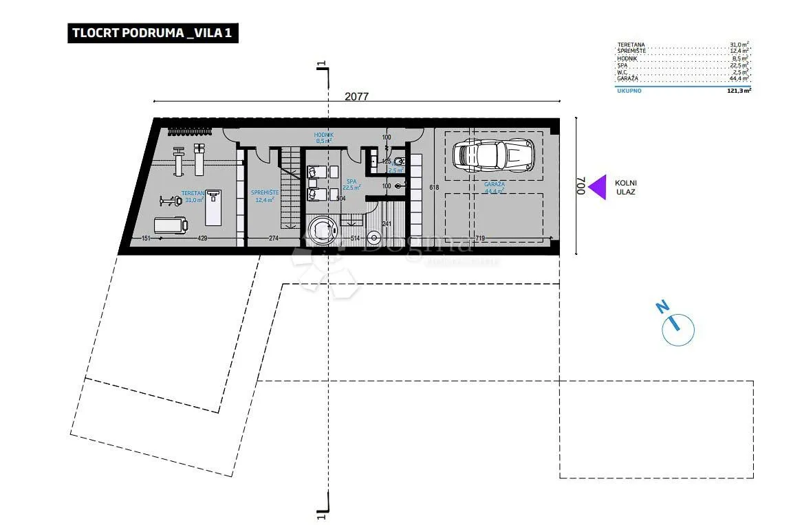 atraktivno zemljište sa projektom za vilu, poreč - slika 22