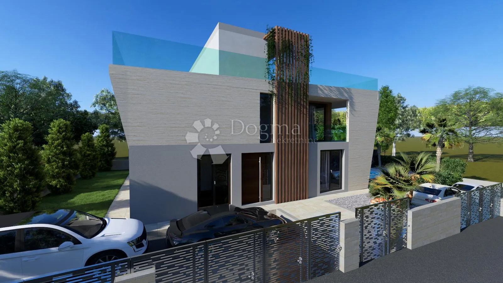 ekskluzivna duplex vila s bazenom,diklo,70 m od mora - slika 25