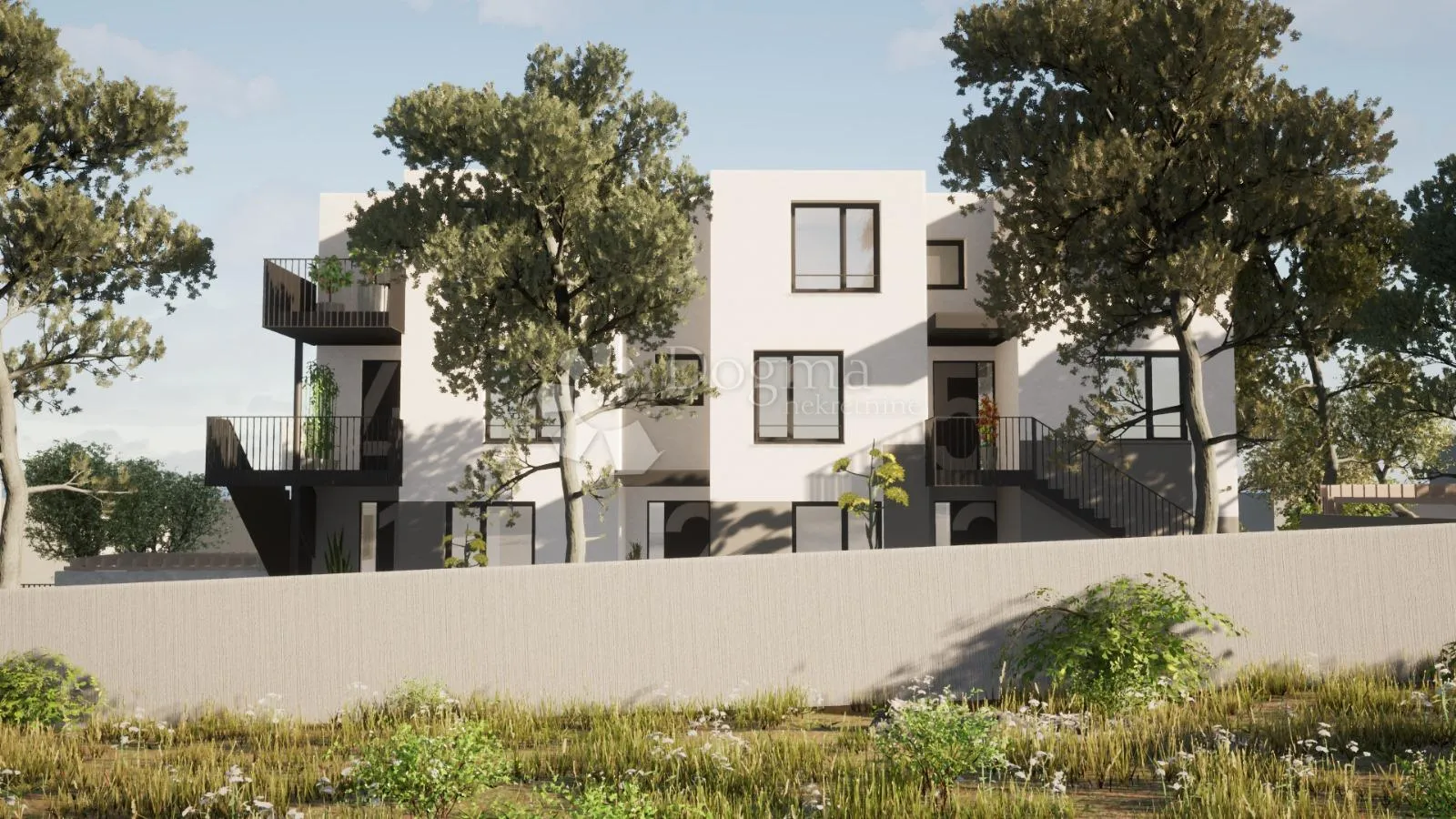 vodice - s5 dvoetažni penthouse na 1. i 2. katu s vrtom i krovnom terasom, 159,01 m2 netto - slika 14