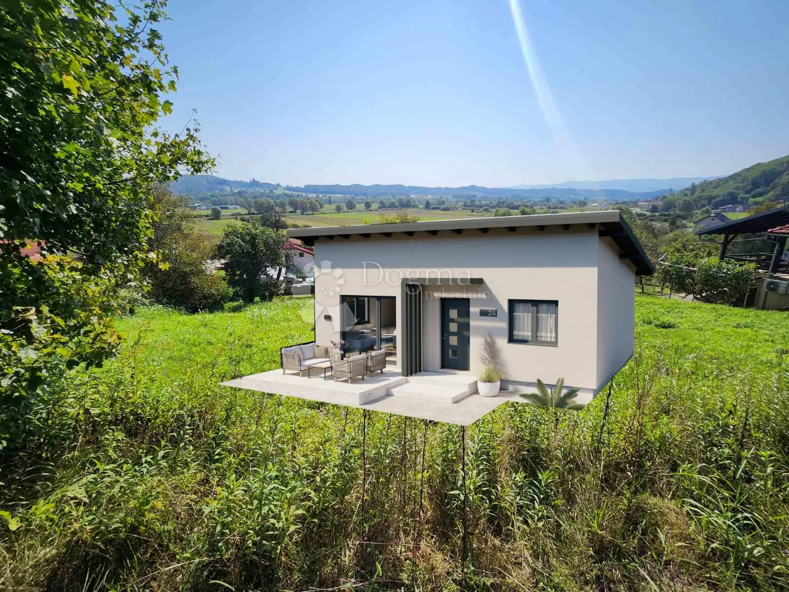 građevinsko zemljište 560m² nadomak sv. križa začretja! - slika 1