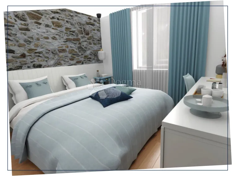 obnovljena kamena villa s bazenom i pogledom, supetar - slika 11