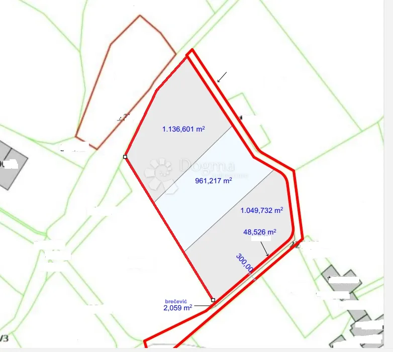 samo kod nas! atraktivno građevinsko zemljište 3150m2 u palitu na rabu - slika 9