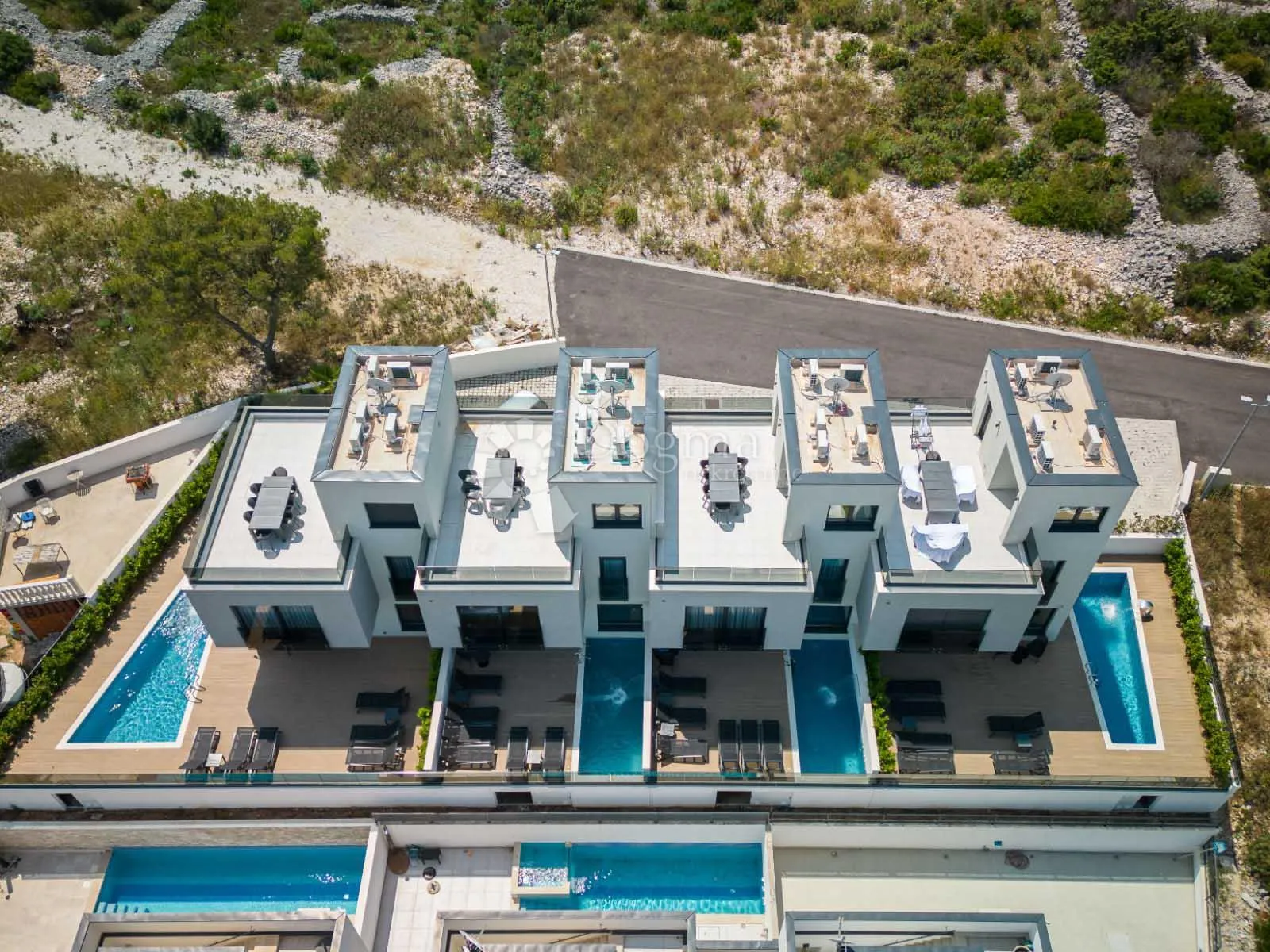 trogir/čiovo - predivna villa s bazenom i pogledom - slika 5