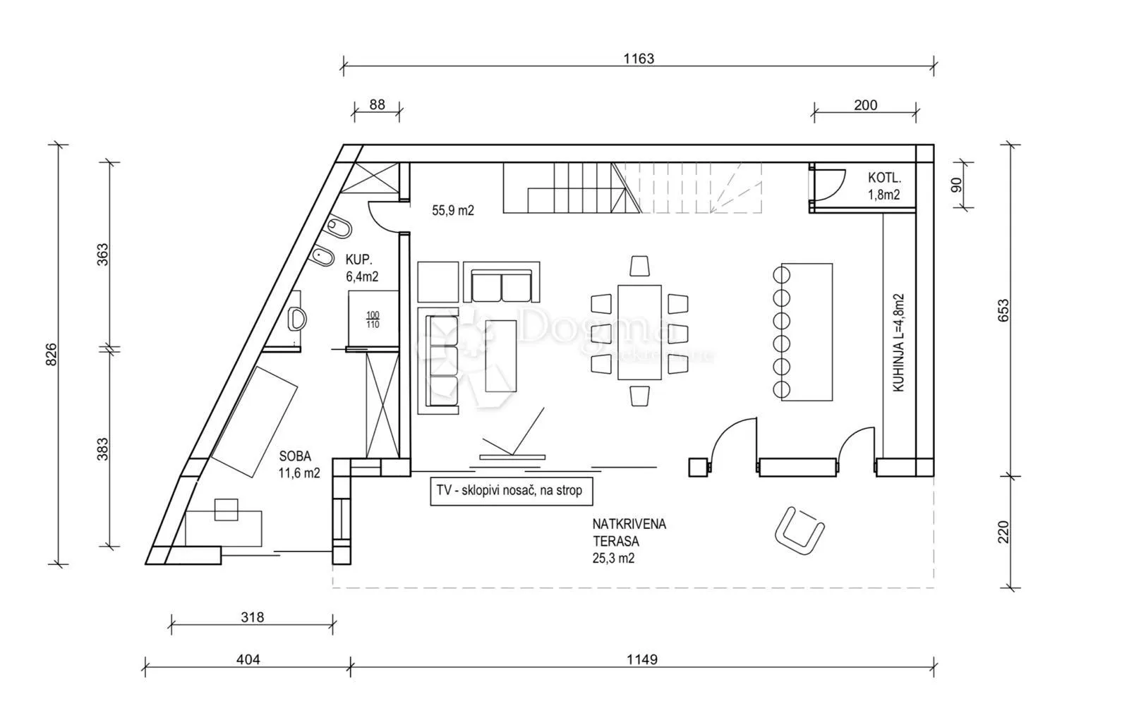 dramalj starina za potpunu renovaciju s projektom - slika 11