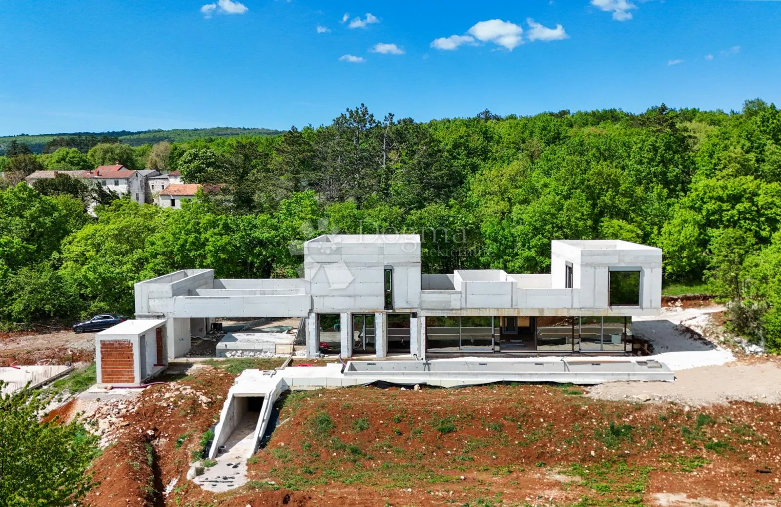 središnja istra, sovinjak, fantastična kuća u izgradnji - slika 18