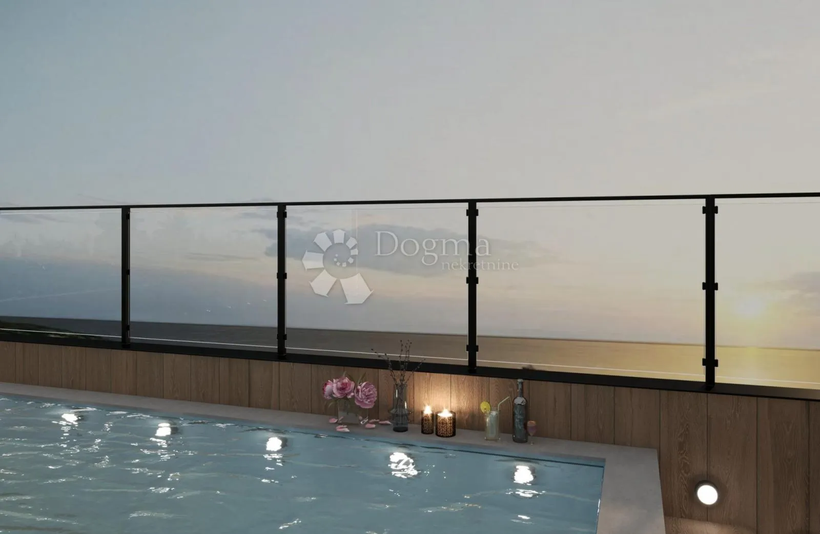 opatija villa- penthouse with roof top pool - slika 17