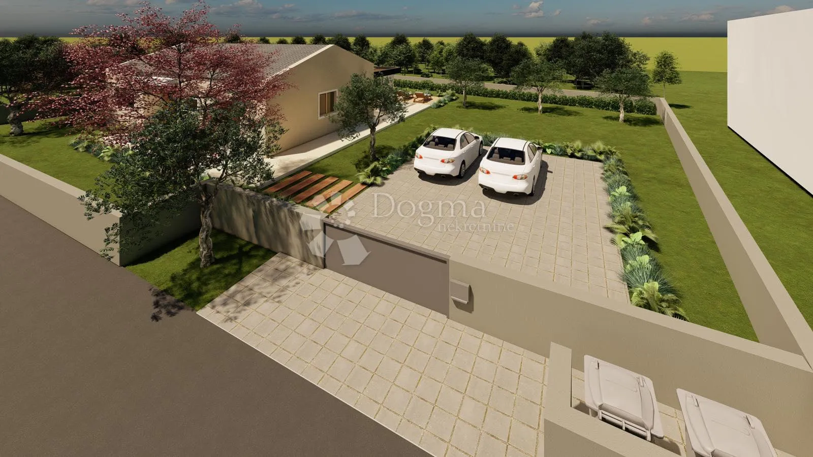 građevinsko zemljište i projekt za kuću s bazenom - slika 9