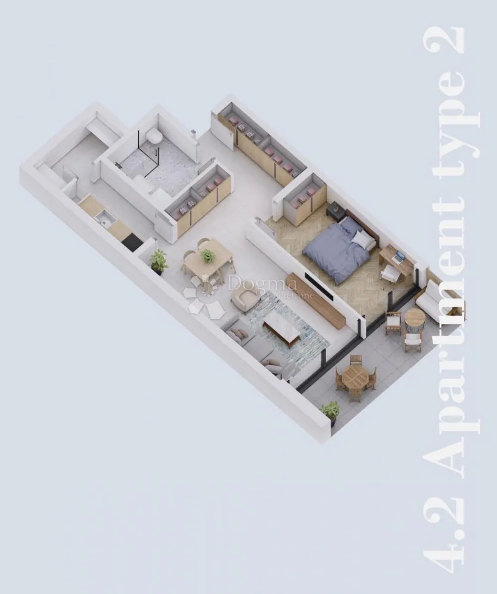 premium novogradnja, stan 66 m2 + dvorište - rovinj, okolica - slika 2