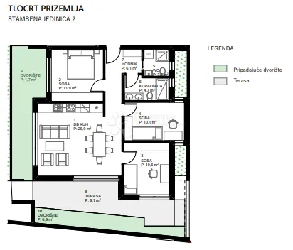 stan u urbanoj vili - varaždin - slika 4