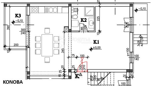 novogradnja kaštanjer 66 m2 + konoba + terasa (stan b) - slika 2