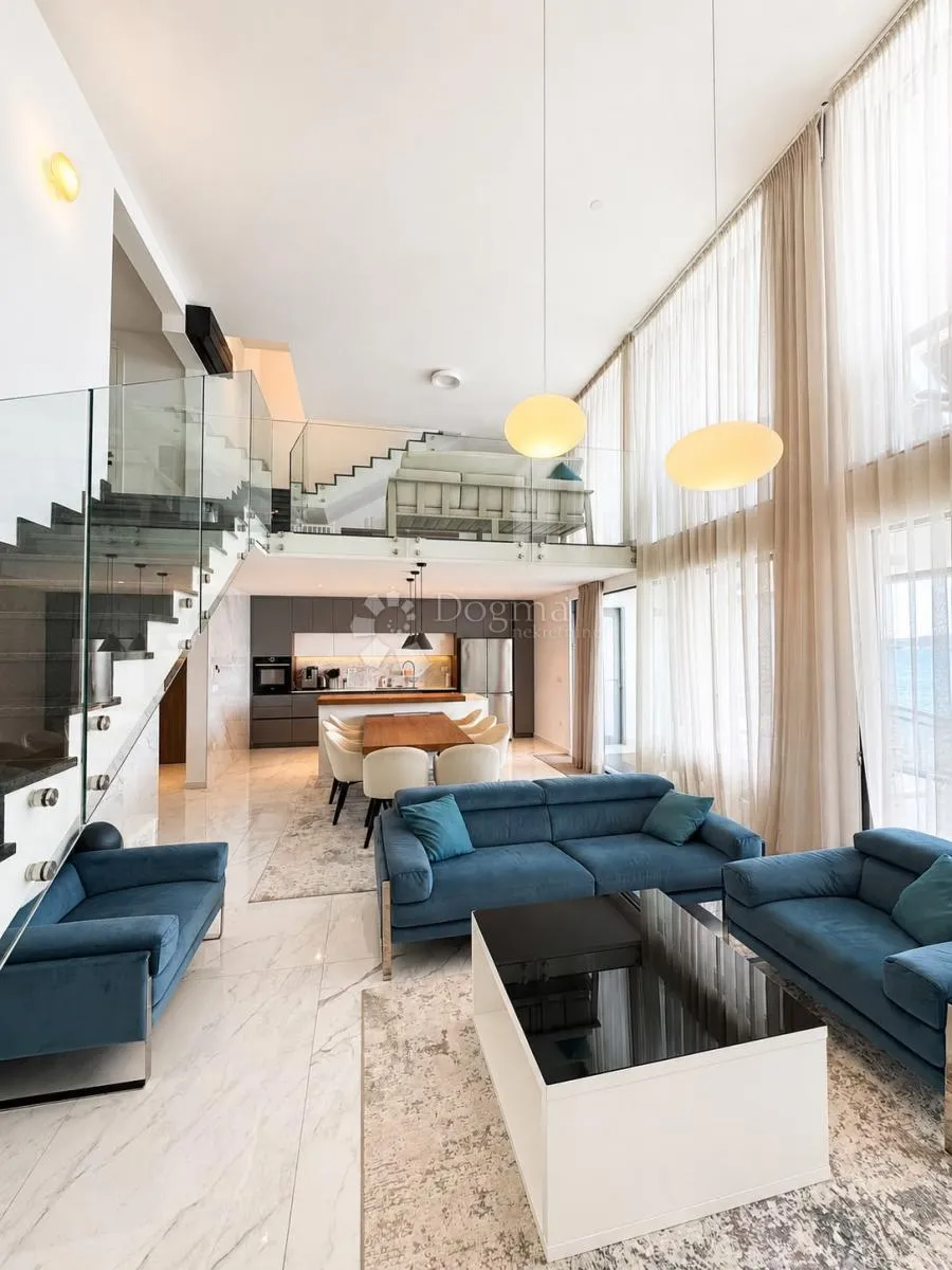 bibinje - prestižni penthouse - 1.red do mora, 179,10 m2 - slika 11