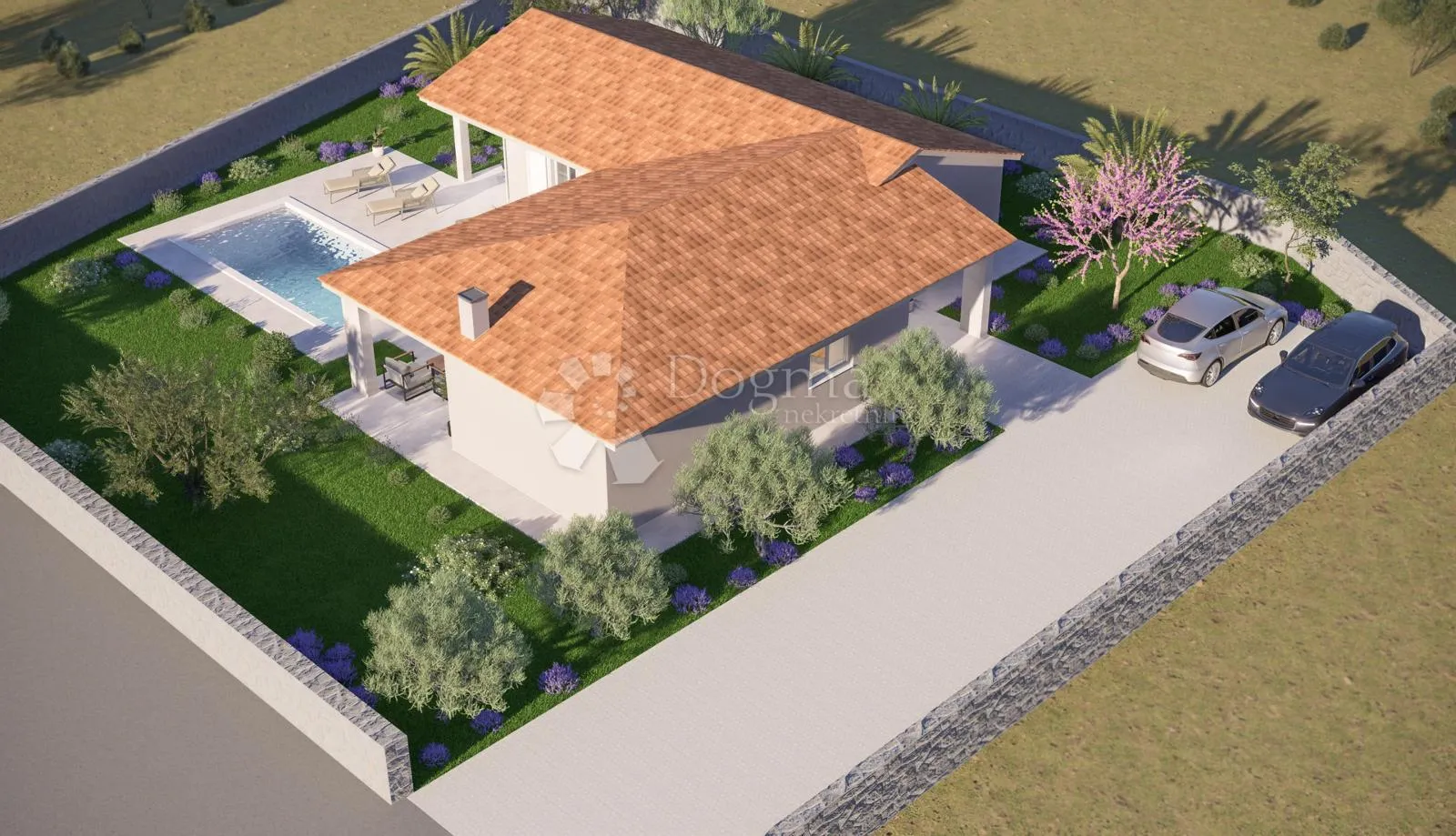 labin - moderna prizemnica s 3 spavaće sobe i bazenom - slika 26
