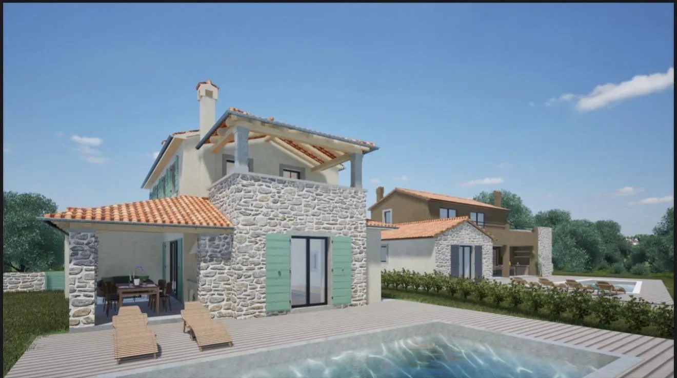 novigrad-okolica -projekt kuće s bazenom - slika 3