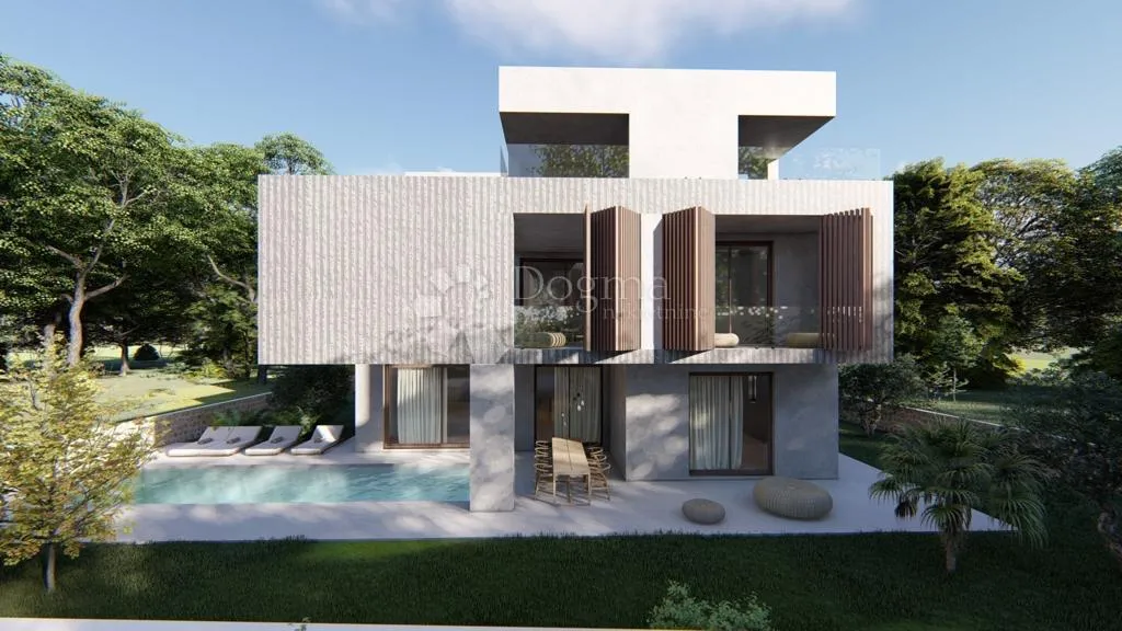 VODICE, Atraktivno građevisko zemljište s projektom i pravomoćnom dozvolom