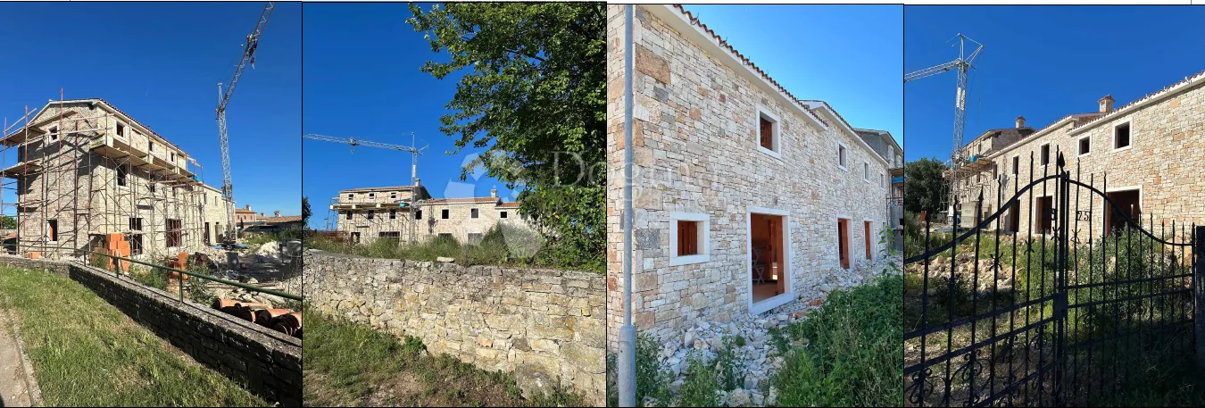 kanfanar,oklica, vrhunska rekonstrukcija kamene kuće s pogledom na more - slika 8
