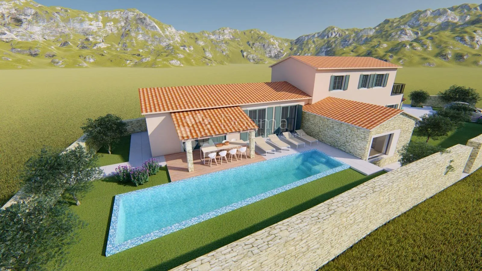 građevinsko zemljište s projektom, bale - slika 3