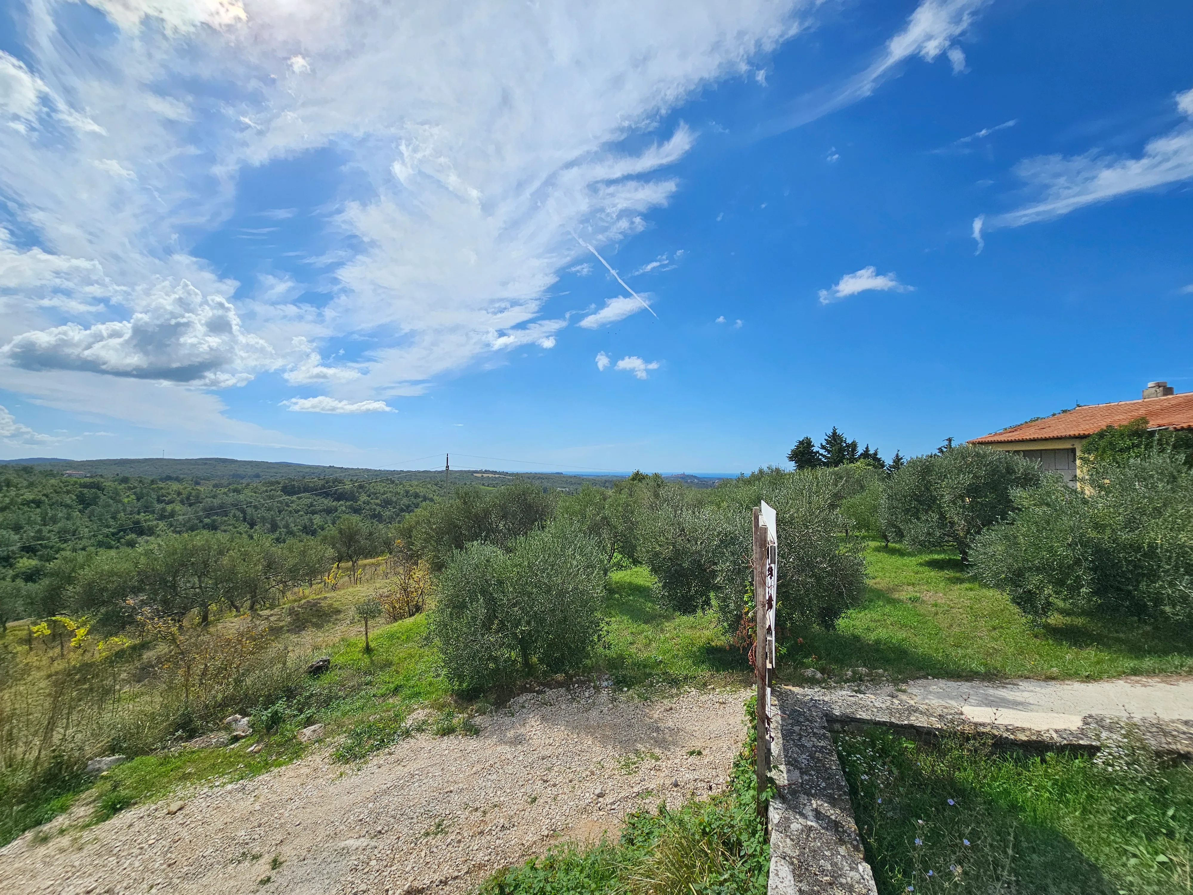 istarska vila s panoramskim otvorenim pogledom prema moru - slika 27