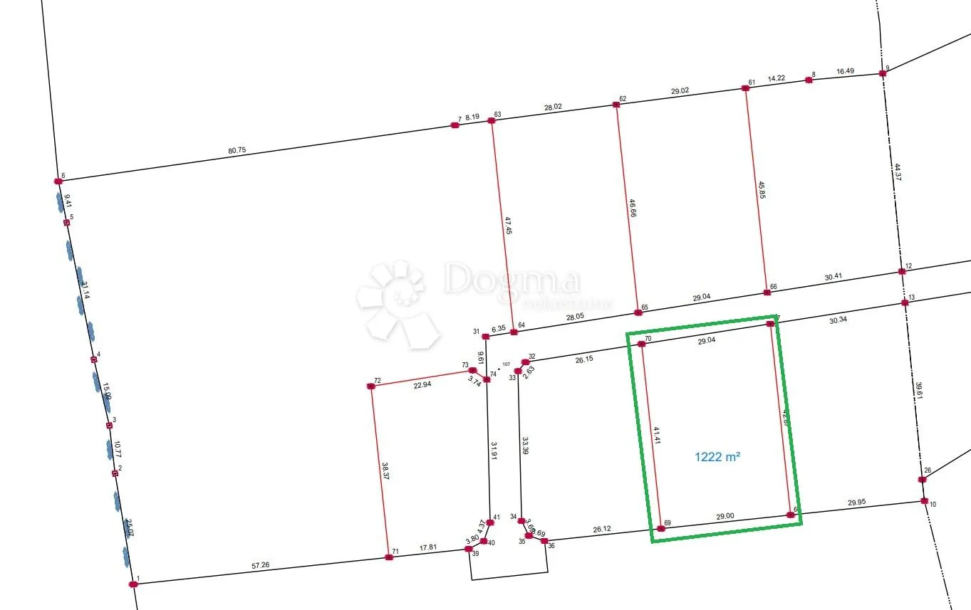 građevinsko zemljište u okolici labina - 1222 m2 - slika 3