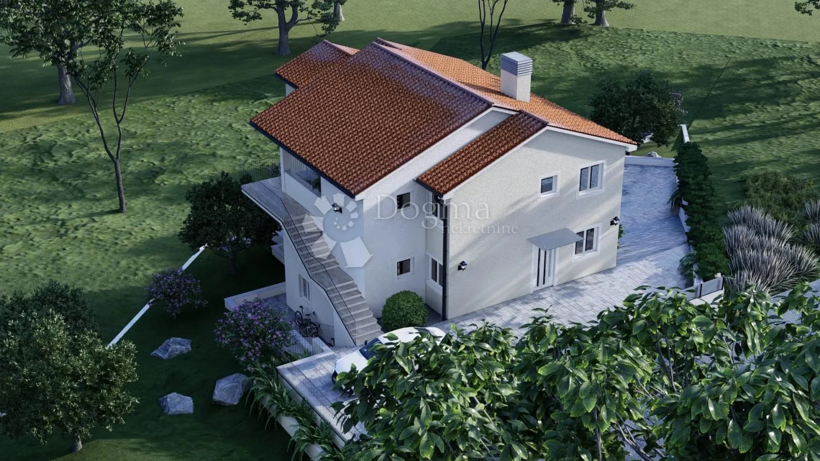 čavle - stan u roh-bau fazi/ 172,98 m2 - slika 5