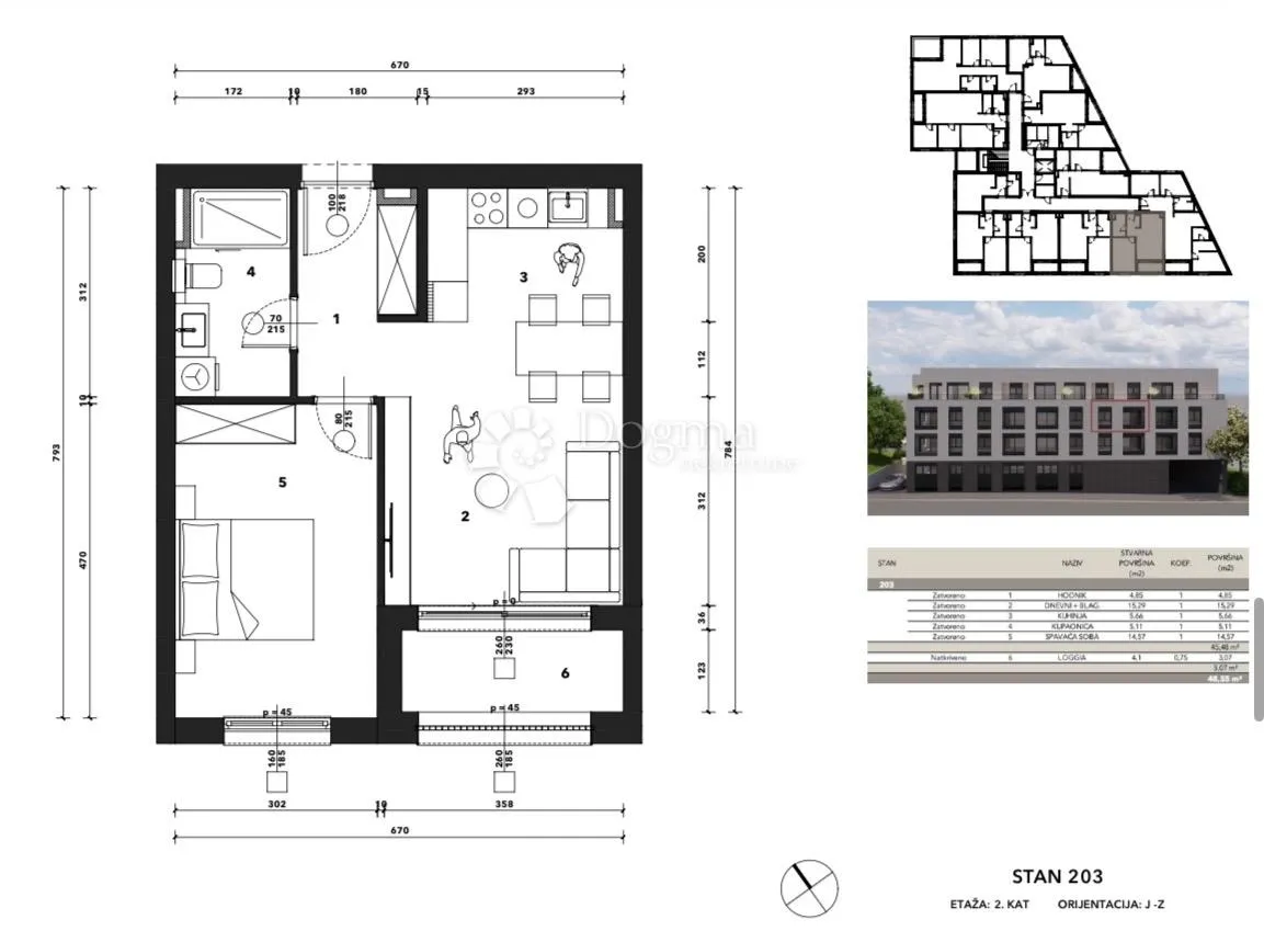 s203 - črnomerec -mandalićina - nova rezidencija od 30 do 107 m2 - slika 5