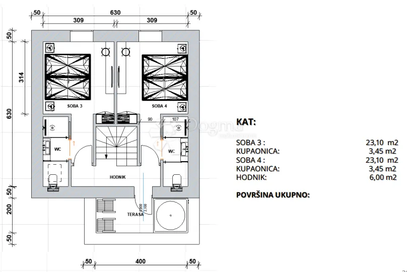 obnovljena kamena villa s bazenom i pogledom, supetar - slika 14