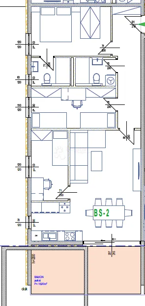 novogradnja seget donji, dvosoban stan (bs-2) – 200m od mora!! - slika 14
