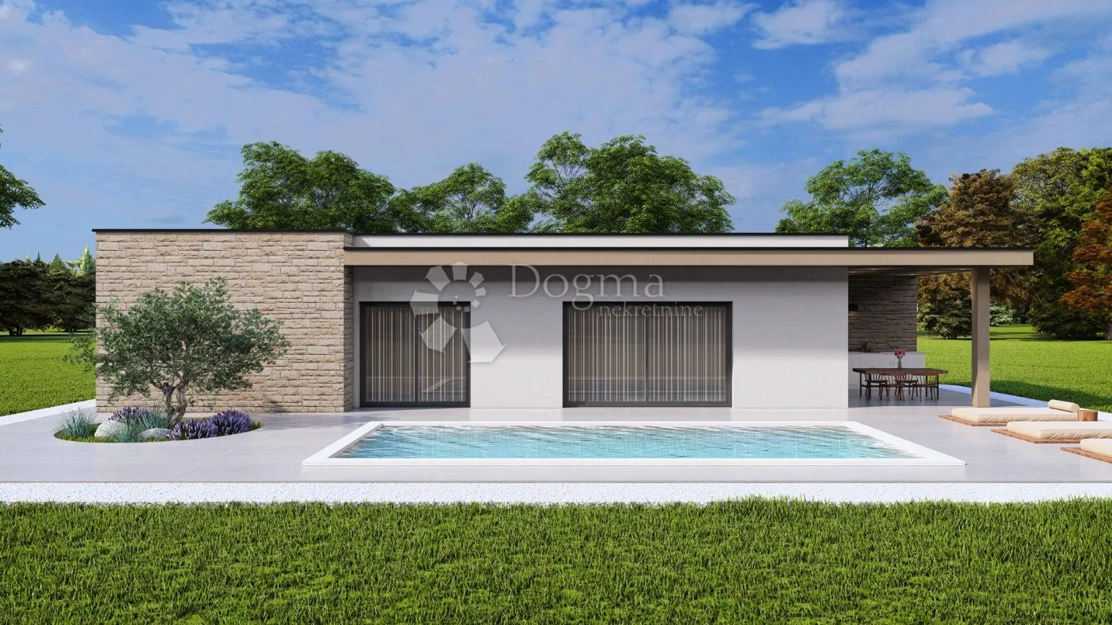 villa sa bazenom žminj (roh-bau) - slika 3