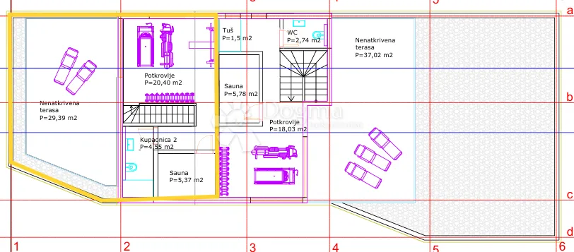 novogradnja, 2. kat + krovna terasa, pješačka udaljenost od mora i centra - slika 12