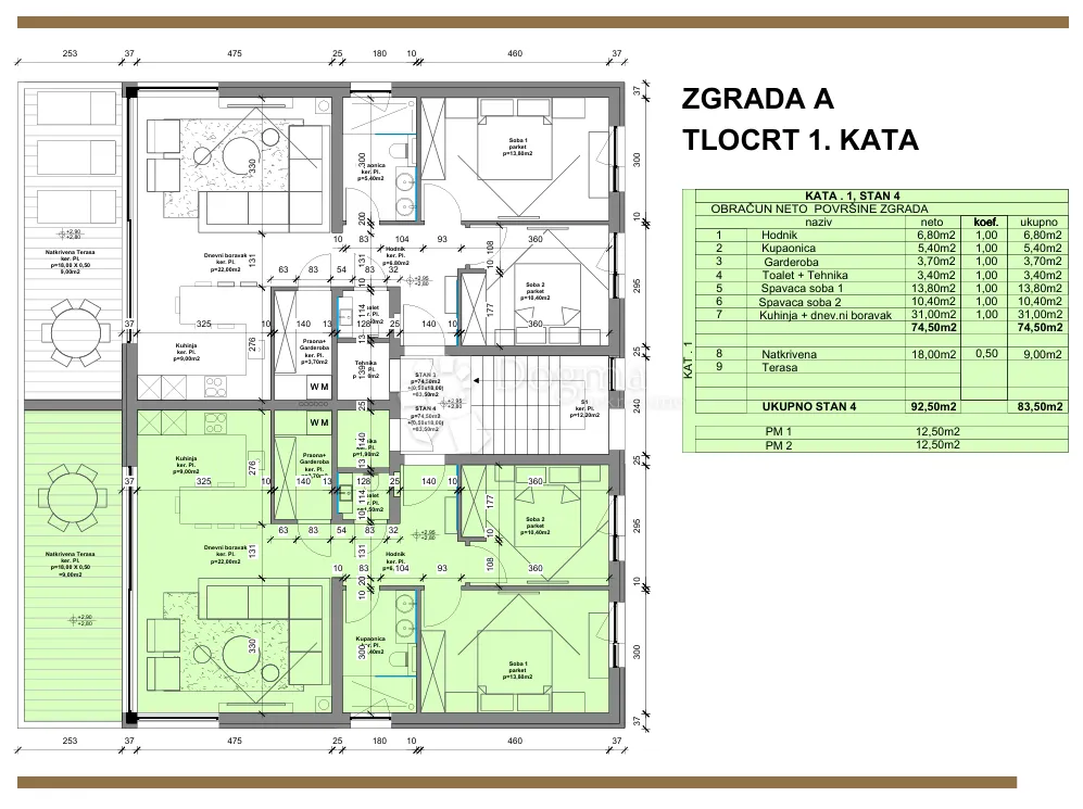 poreč - luksuzan stan na 1.katu, blizina grada i mora - slika 19