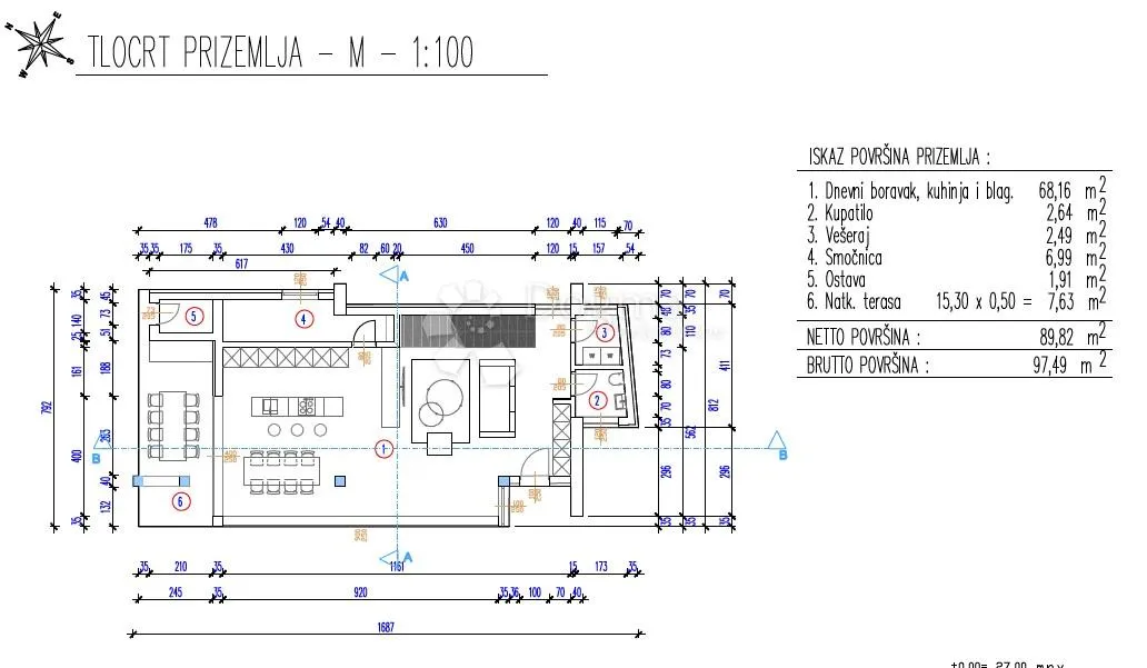 vila 500m od mora s okućnicom (967m2)) nadomak centra grada - slika 27