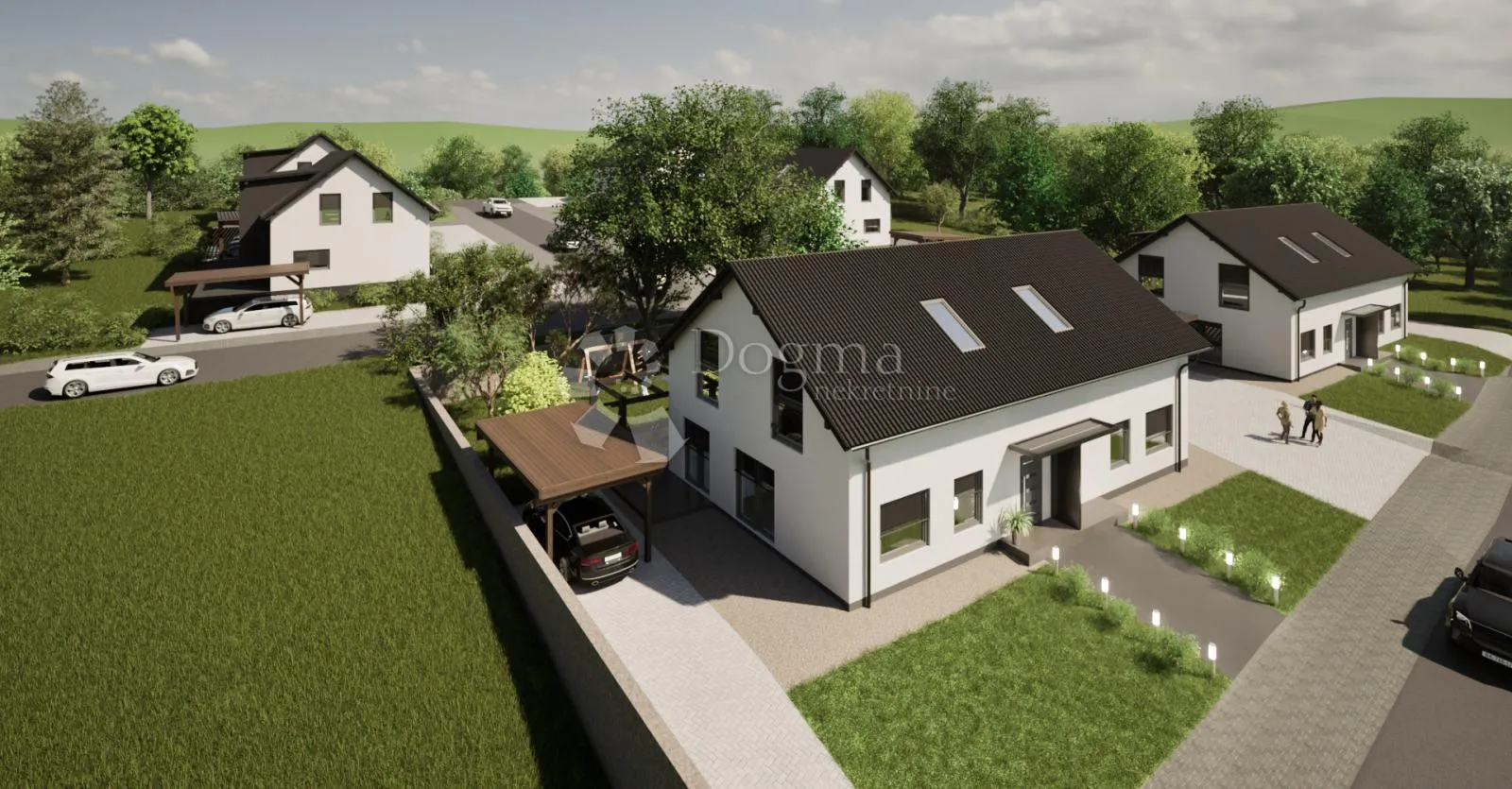 novoizgrađena lijeva montažna duplex kuća u selnici - slika 3