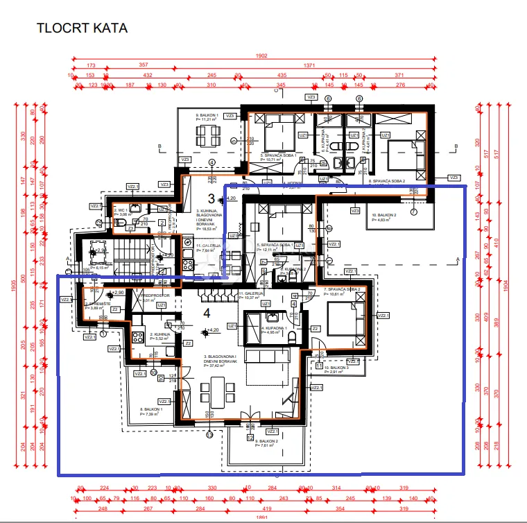 veliki apartman - bazen na korištenje - slika 4
