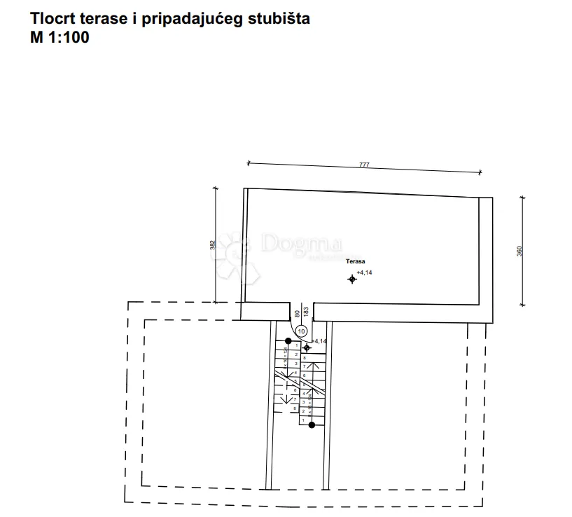 kuća za adaptaciju 85 m od mora, top lokacija - slika 23