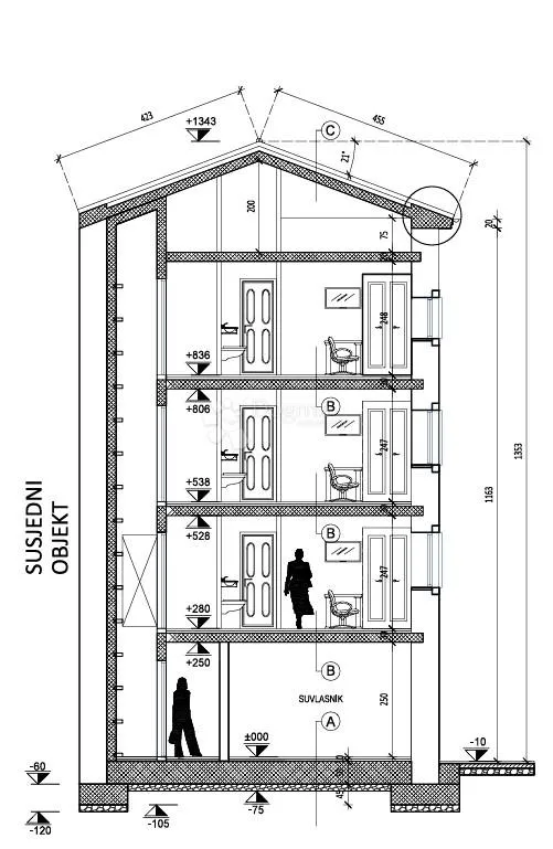 poreč, stara jezgra - starina s projektom za hotel! - slika 11