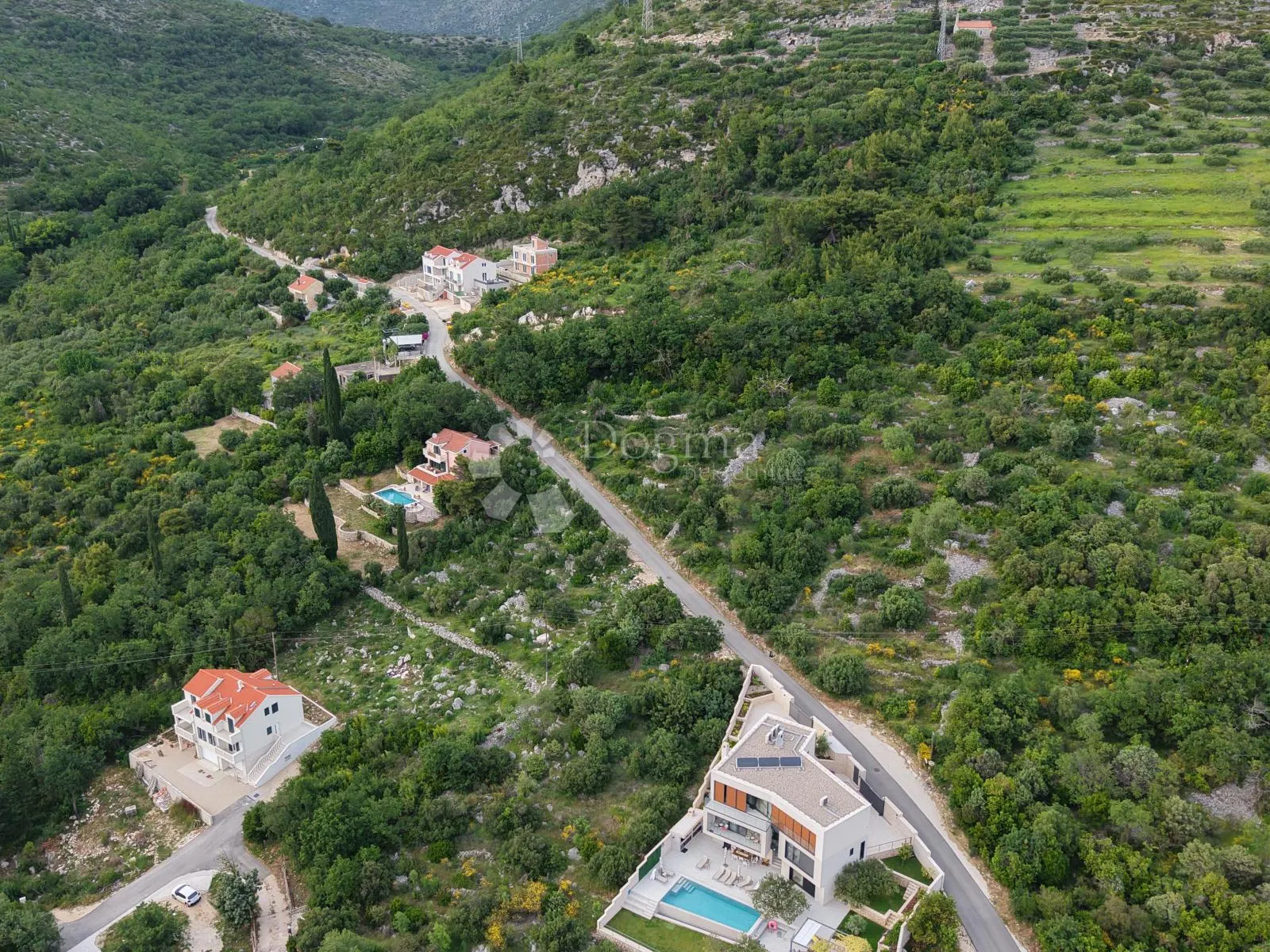 građevinsko zemljište s prelijepim pogledom na elafite – orašac - slika 3