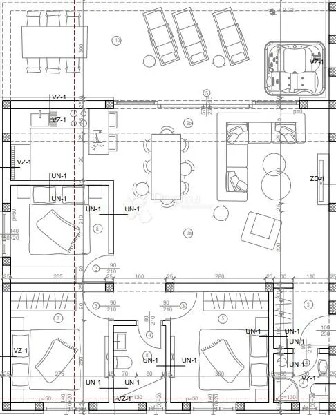 prostrani apartman sa otvorenim pogledom na more - slika 17