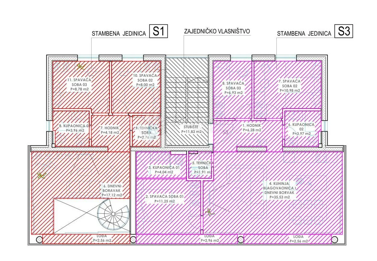 diklo, zadar - dvoetažni z2s1 u mirnom dijelu dikla - slika 13