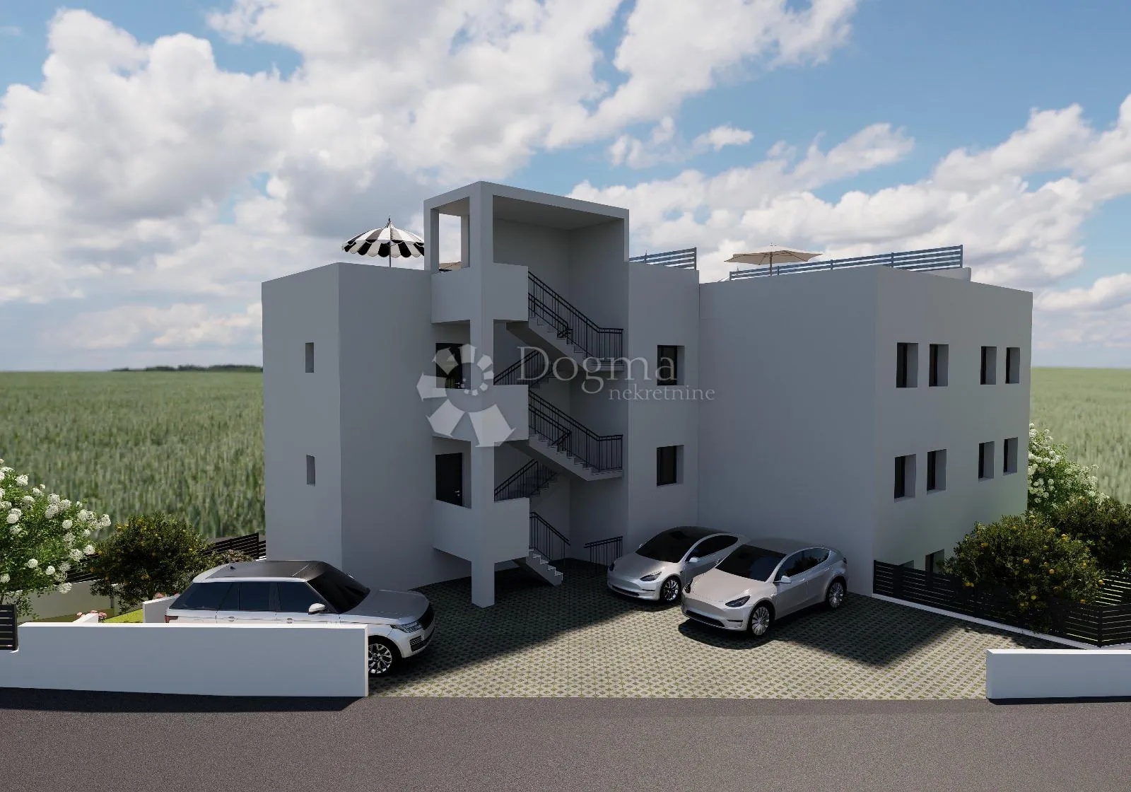 150 m od mora – stan s krovnom terasom - slika 13