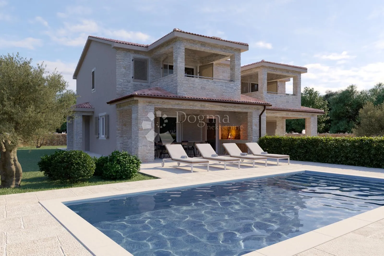 istra – novogradnja u mediteranskom stilu s bazenom - slika 2