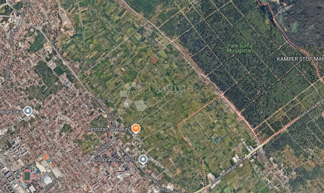 zemljište uz obilaznicu u zadru - slika 1
