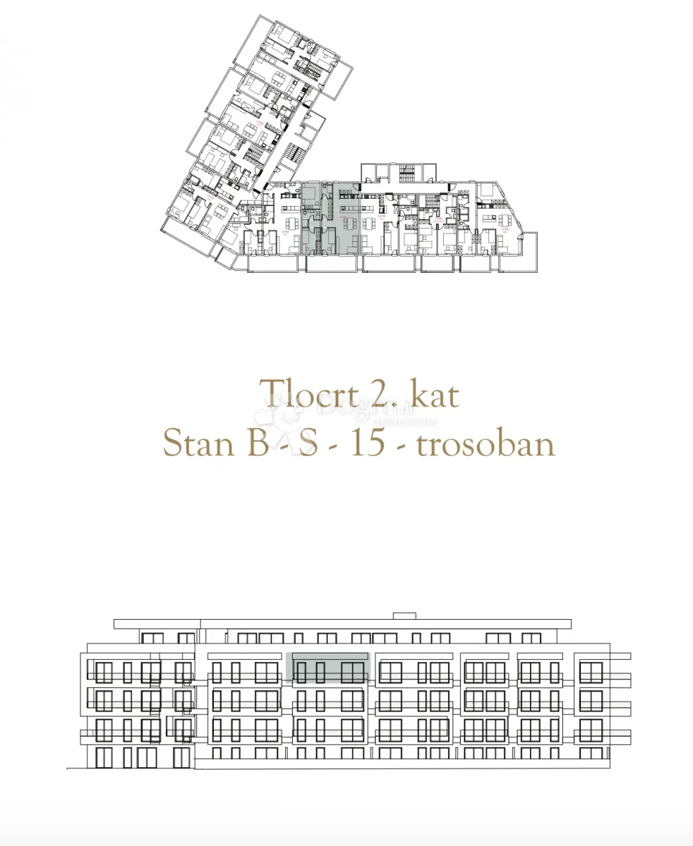 trosoban stan u novogradnji, 2. kat (b-s15) - slika 2