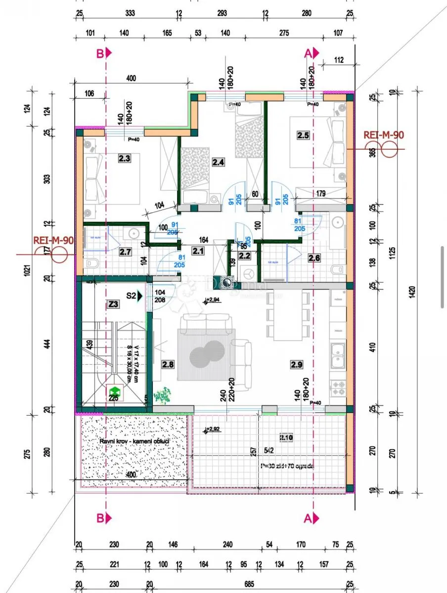 novogradnja medulin - 1. kat (zgrada b) - slika 2