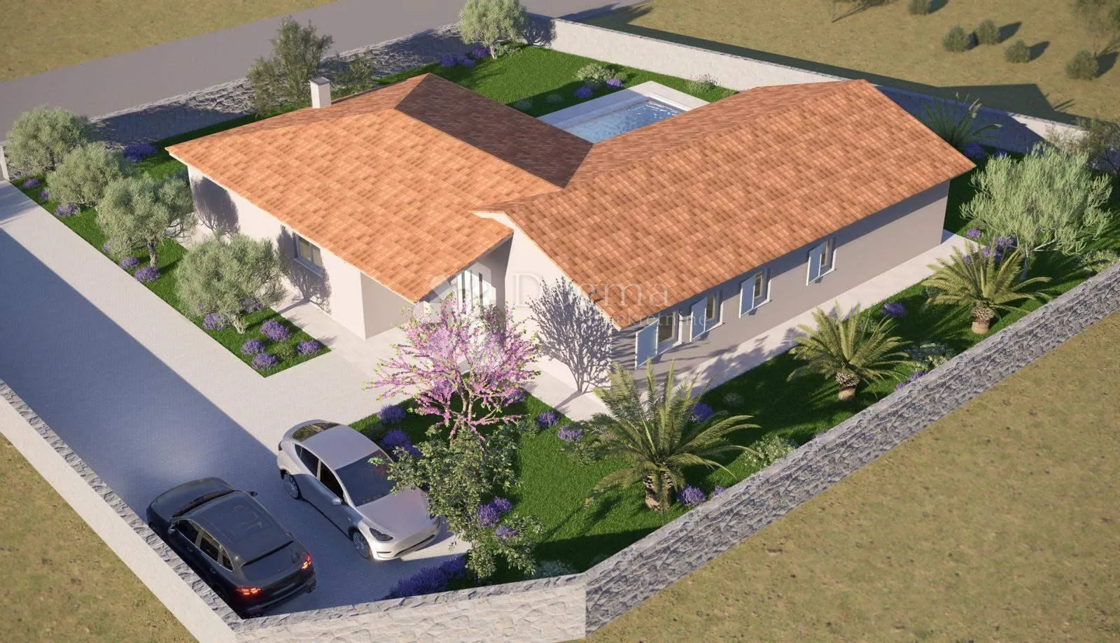 labin - moderna prizemnica s 3 spavaće sobe i bazenom - slika 27