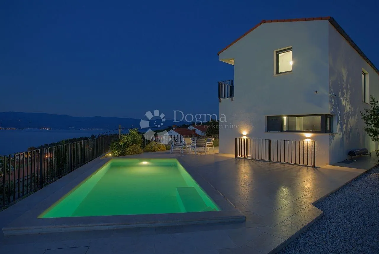 vrbnik, krk – kuća s očaravajućim panoramskim pogledom na more - slika 20