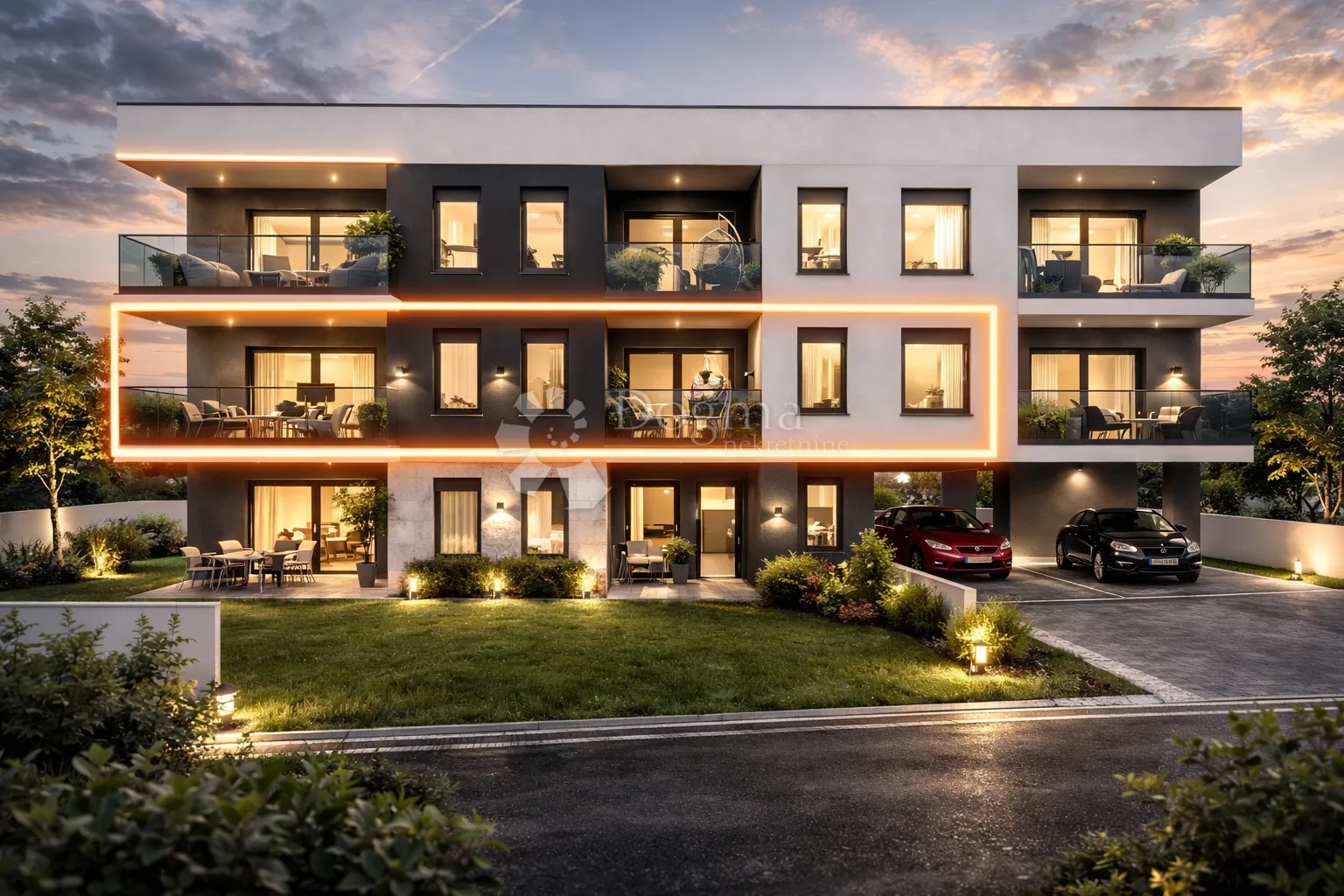 novogradnja 93,10 m² (3s+db), loggia + natkrivena terasa - slika 10