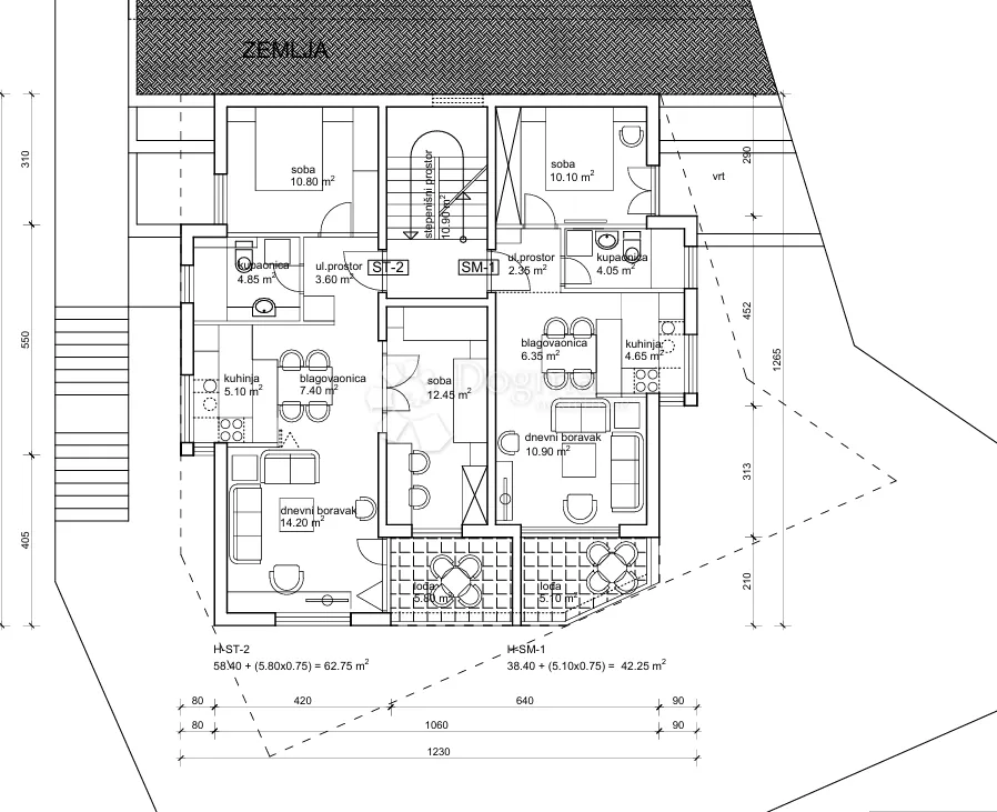 jednosoban stan 40 m2 - sm1 - slika 2