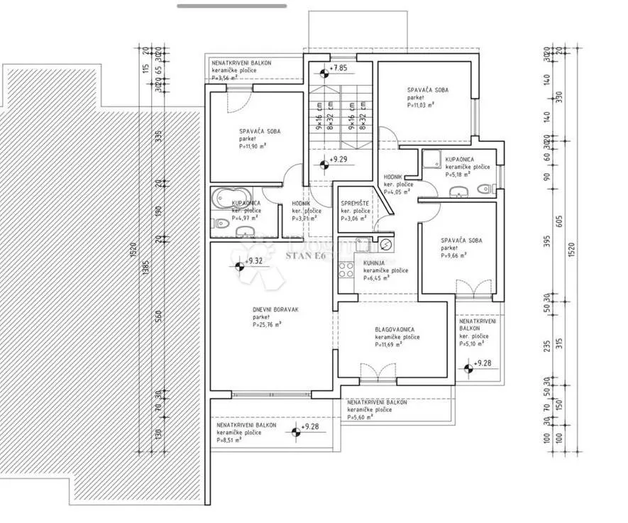 investicijska prilika u žnjanu – 119 m², 2 stana u jednom, 2 parkinga - slika 21
