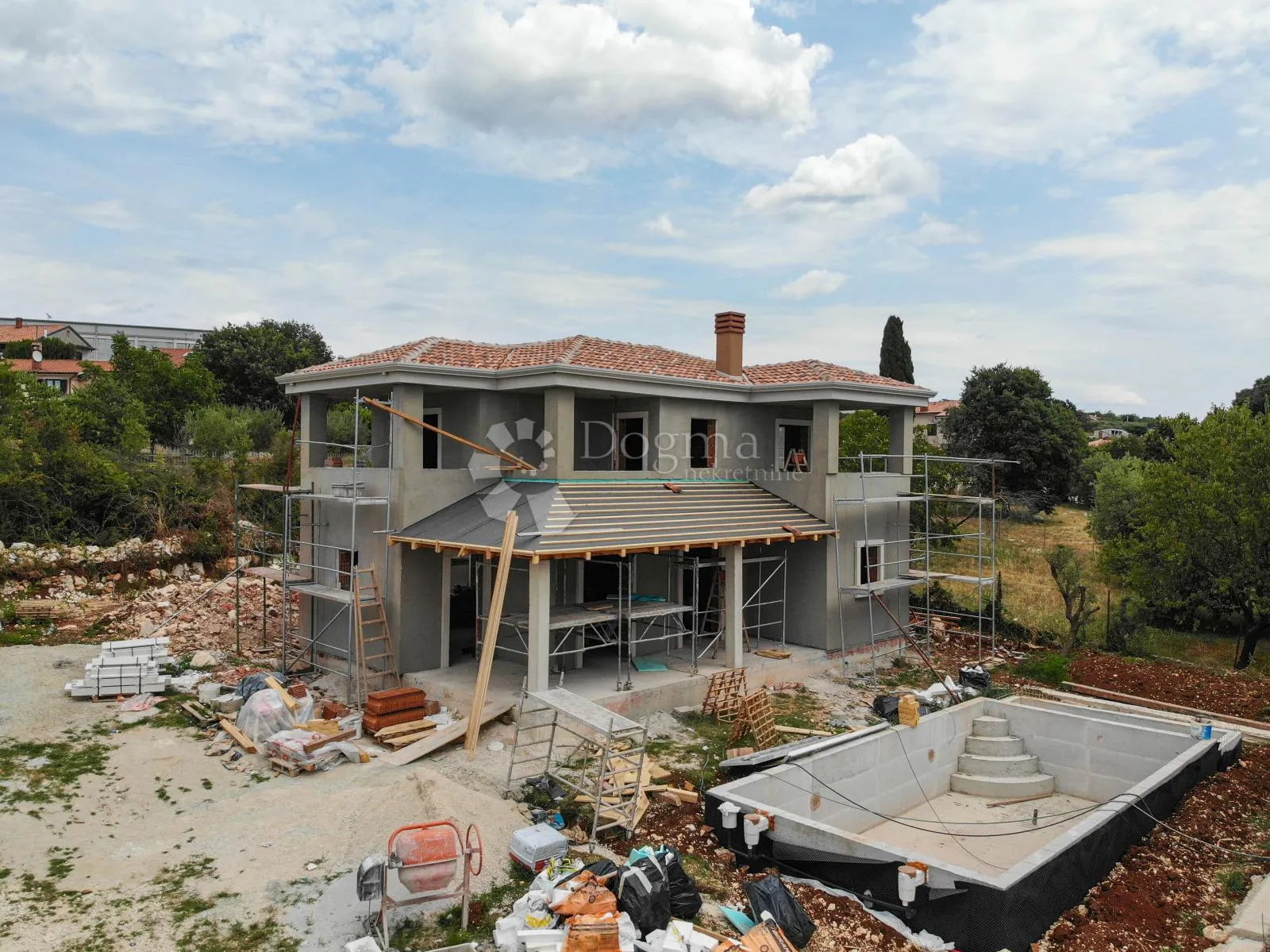 poreč okolica - luksuzna vila s 4 spavaće sobe, pogled more! - slika 4