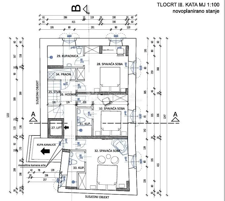 poreč, stara jezgra - starina s projektom za hotel! - slika 9