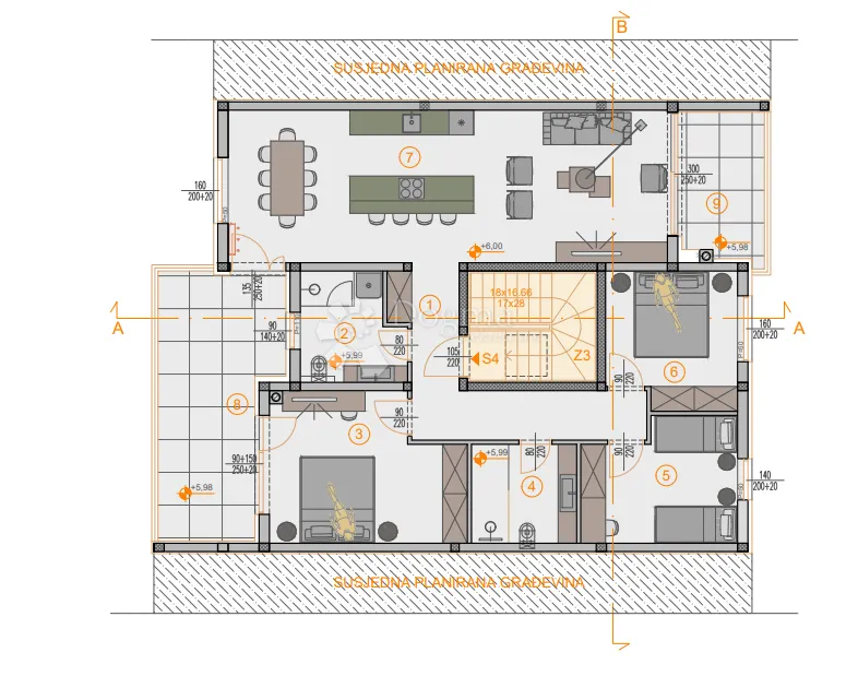 ekskluzivno! novogradnja štinjan penthouse - 131 m2, 2. kat (z4 s4) - slika 4